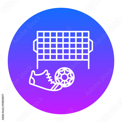 Soccer Free Kick Icon