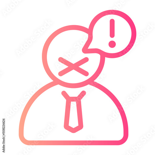 censored gradient icon