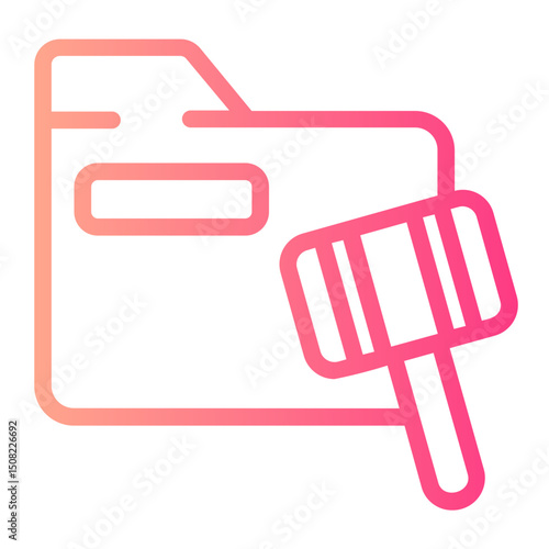 justice gradient icon