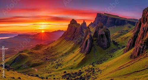 Fototapeta Naklejka Na Ścianę i Meble -  Tatra National Park Sunrise: Mountain Lake, Poland, Golden Dawn Landscape