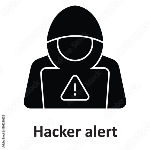 Hacker alert :Vector Icon which can easily modify or edit