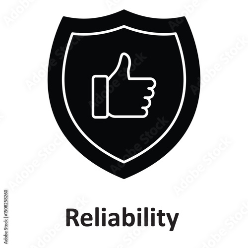 Reliability :Vector Icon which can easily modify or edit
