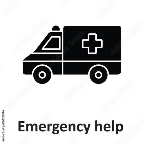 Emergency help :Vector Icon which can easily modify or edit