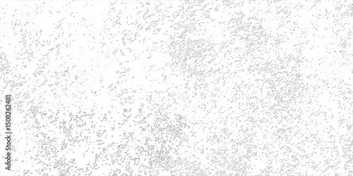 Abstract white grunge dust texture concrete wall on white background Vector for banner and business.	