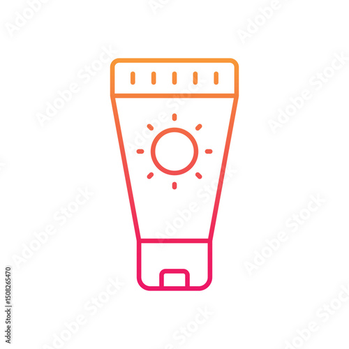 Sunblock vector icon