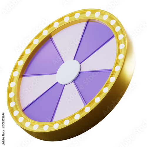 3D Illustration Fortune Wheel