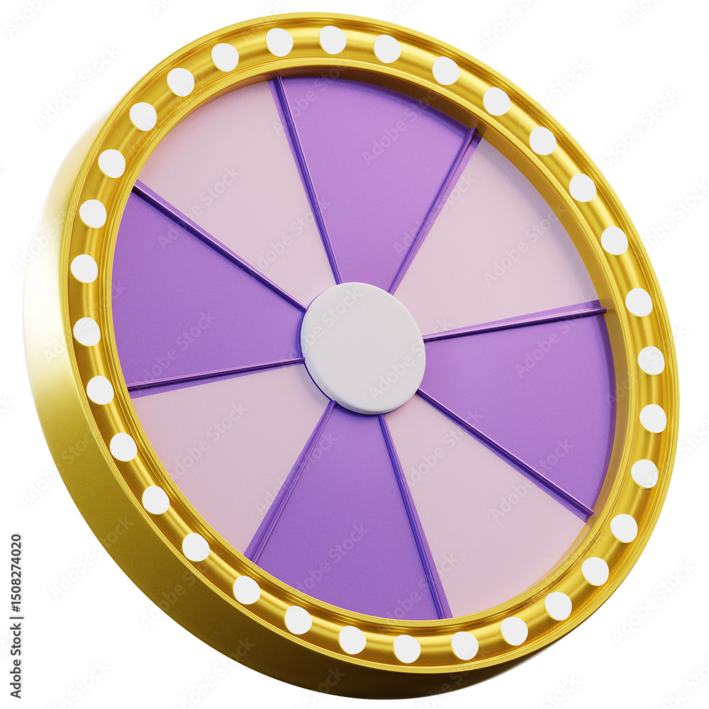 Obraz premium 3D Illustration Fortune Wheel