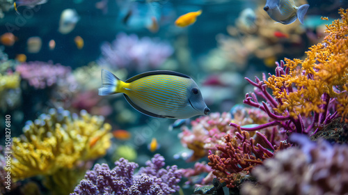 tropical fish in aquarium