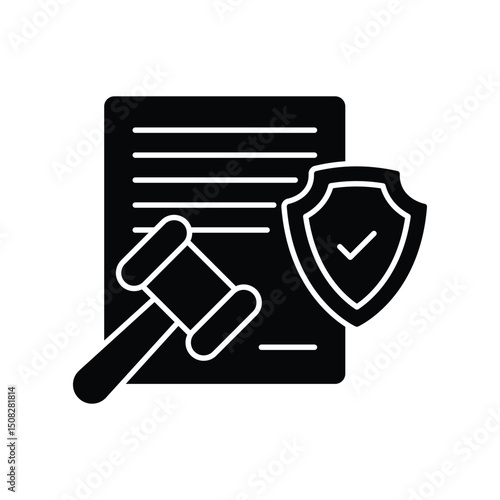 Legal claims :Vector Icon which can easily modify or edit