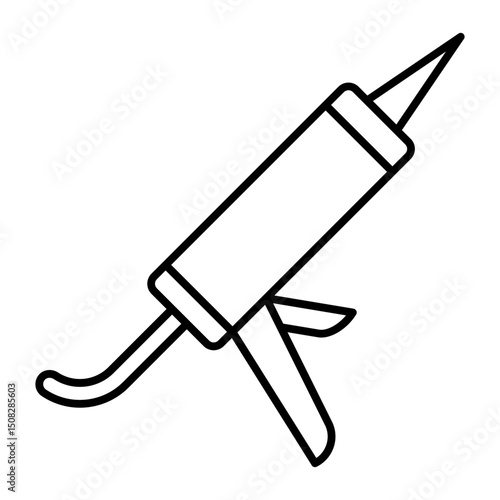 Caulking Gun outline icon