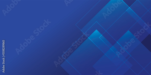 Abstract blue background. Geometric triangle background.