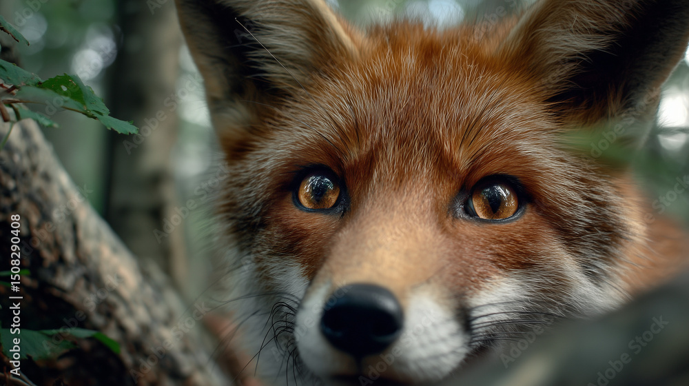 Fototapeta premium red fox portrait