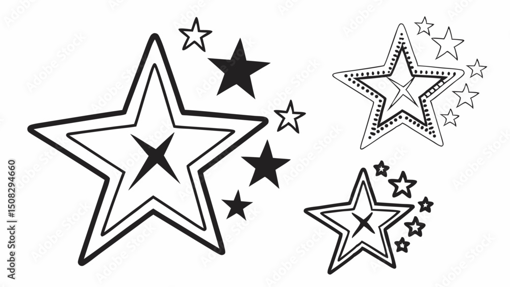 Obraz premium star-icons-set (1)