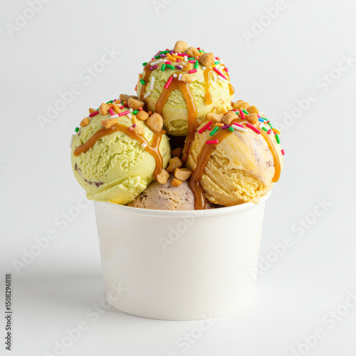 ice cream in a bowl