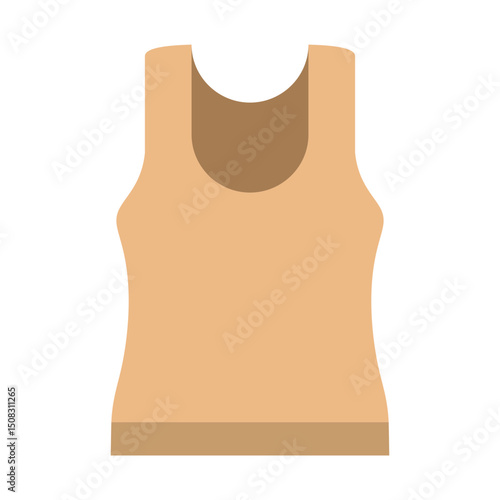 Tank Top Vector Glyph Icon Design