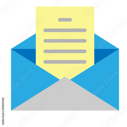 Job Offer Letter Vector Glyph Icon Design