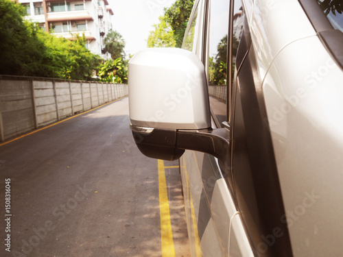 car in a parking lot