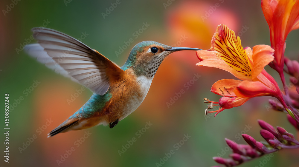 Obraz premium hummingbird in flight