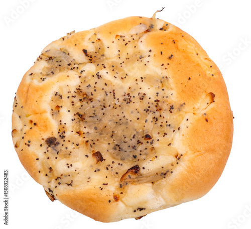 Cebularz - pszenny placek, z cebulą i makiem,  Cebularz - wheat cake with onion and poppy seeds