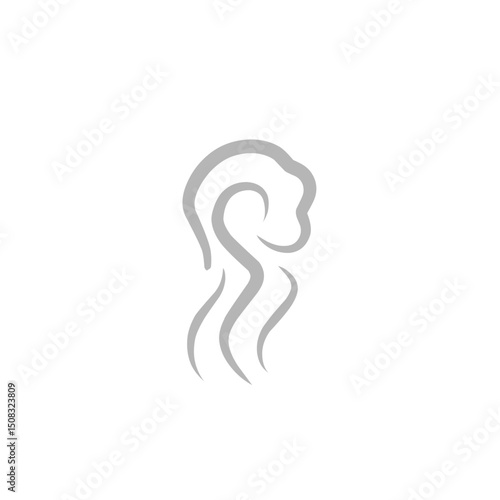 wind line vector illustration