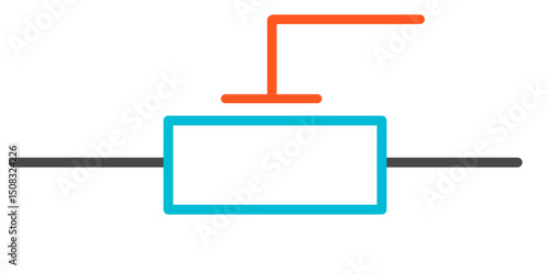 Preset Potentiometer Resistor Electronic Symbol