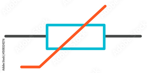 Thermistor PTC Resistor Electronic Symbol