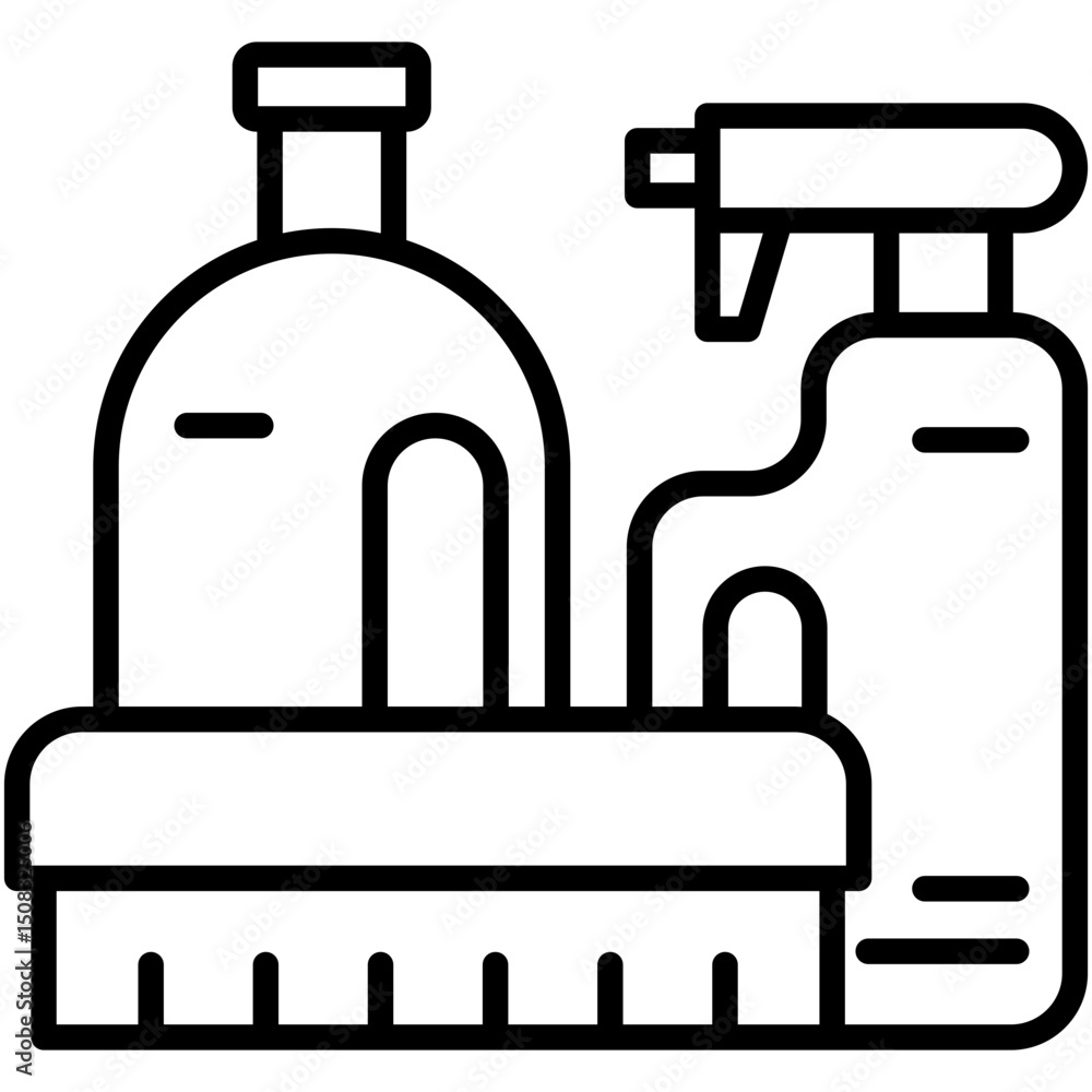 Obraz premium Cleaning Products Icon