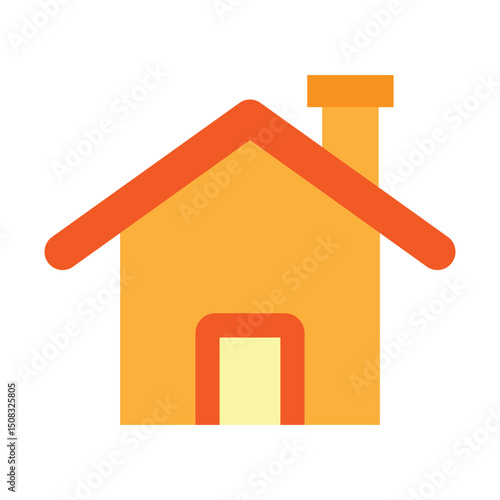 House (Home Life) Vector Flat Icon Design
