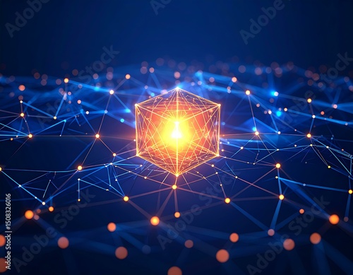 Glowing Cube Network Digital Connectivity, Data Structure, System Architecture