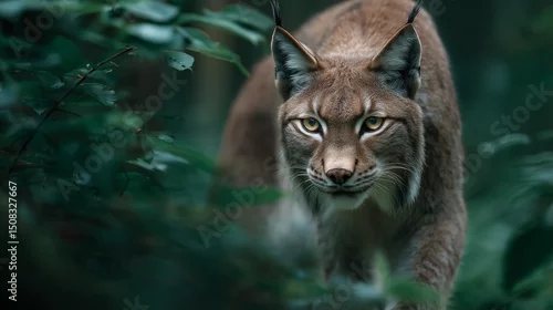Fototapeta samoprzylepna portrait of a lynx