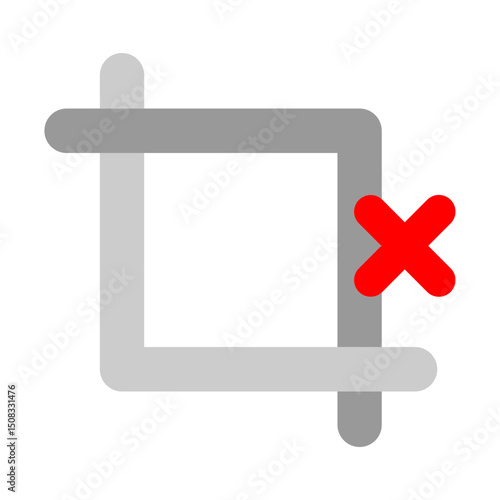 Screenshot on Fail Vector Flat Icon Design