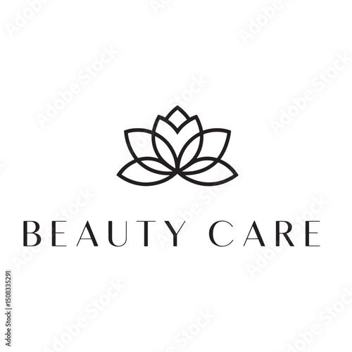 Spa Logo Design Vector, Yoga Logo Design