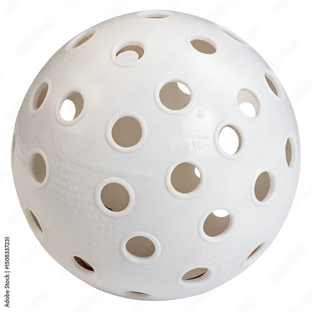 Fototapeta premium Wiffleball Isolated on Transparent Background