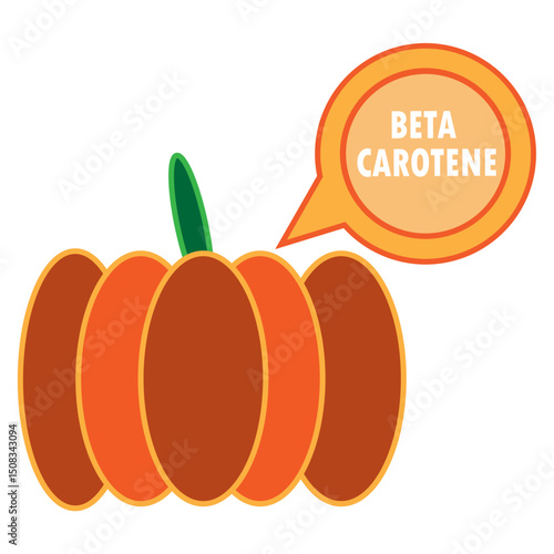 pumpkin with beta carotene