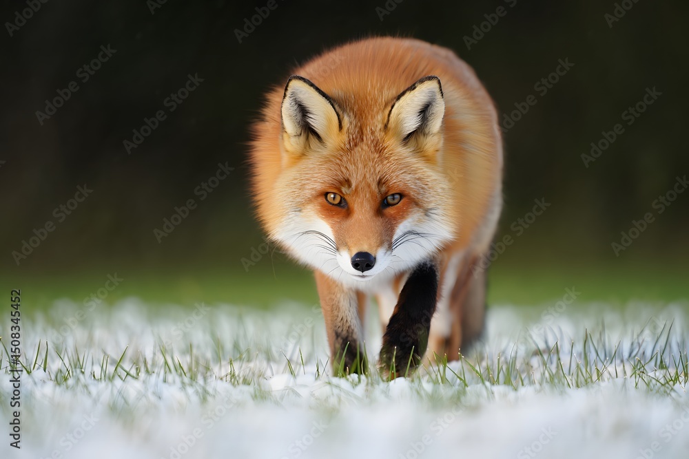 Obraz premium Red fox is looking