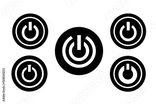 Power Button Icons & Symbols | On/Off Switches | Electric Power Signs