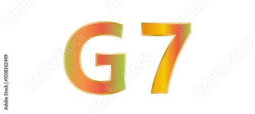 G7、優しい色合いのロゴ、多様性と平和、アイキャッチ