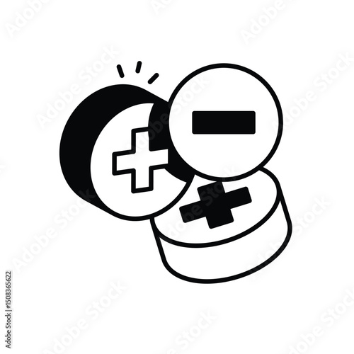 Math Symbols Vector icon