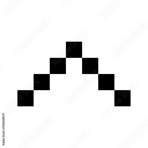 Up arrow vector icon. scroll illustration sign. Direction symbol or logo.