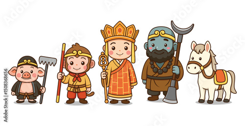 Journey To The West Cute Cartoon Character
