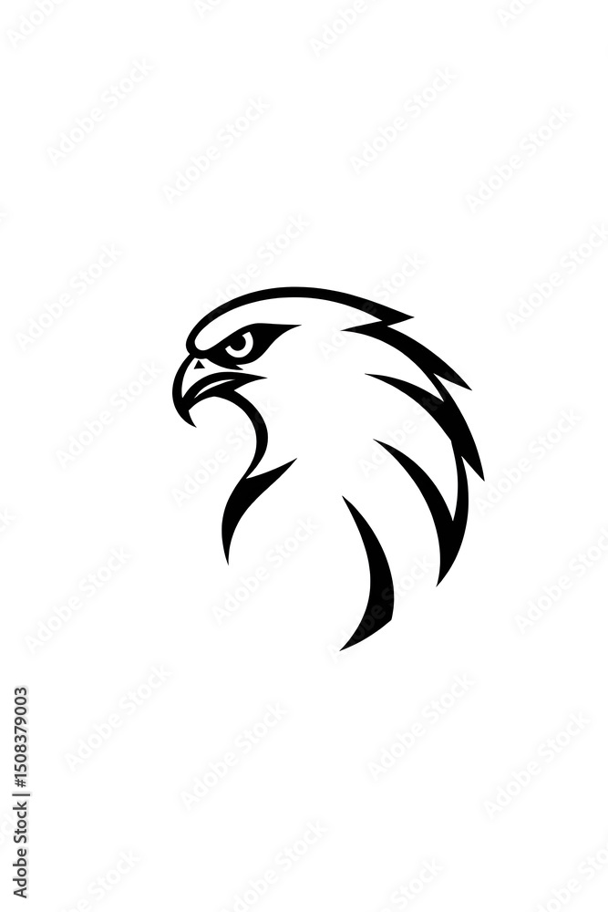 Fototapeta premium eagle with wings