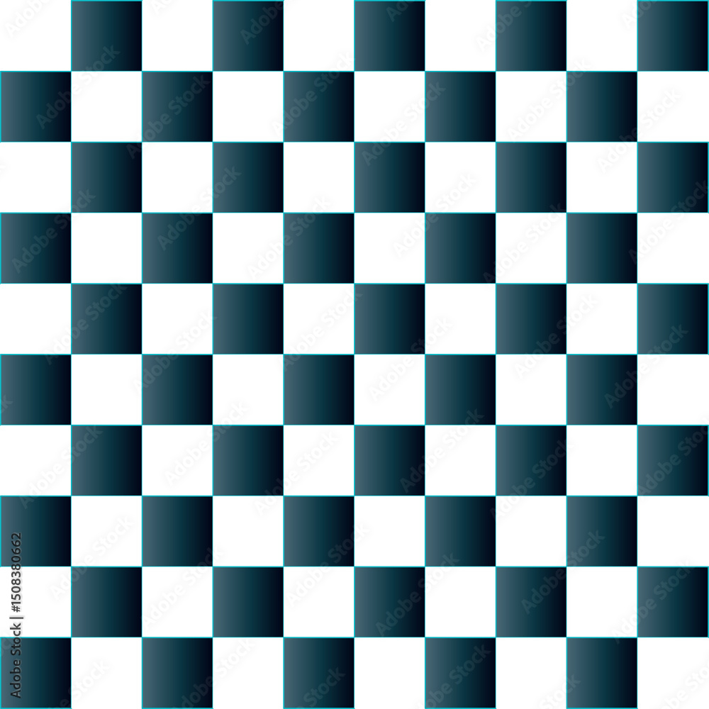 Fototapeta premium 216 03 seamless repeating pattern with small hand drawn checkerboard in navy blue and white. Coastal, Americana, universal dark blue checker - checkered Blue Vector