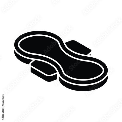 Get this isometric style icon of sanitary pad