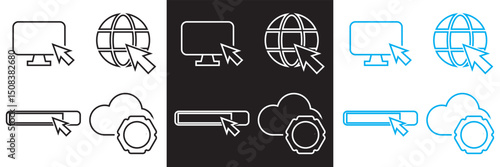 Web and  App desogm icon .  ui ux , user interface icon.  Vector illustration. isolated on white and black background. EPS 10
