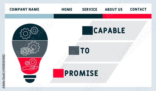 CTP - Capable to Promise acronym. business concept background. vector illustration concept with keywords and icons. lettering illustration with icons for web banner, flyer, landing