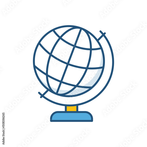 Globe Vector icon
