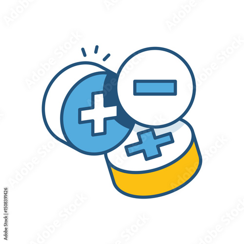 Math Symbols Vector icon
