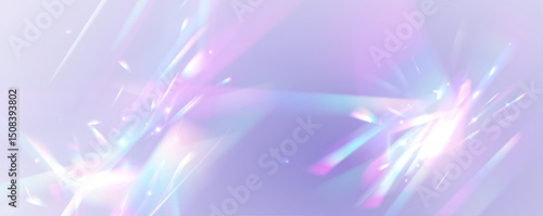 Soft rainbow light overlays with holographic glow add dreamy ambiance. Perfect for backgrounds or overlays. Gentle prism shadows enhance realism.