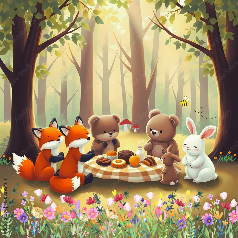 Friendly Forest Animals Friendly Forest Animals