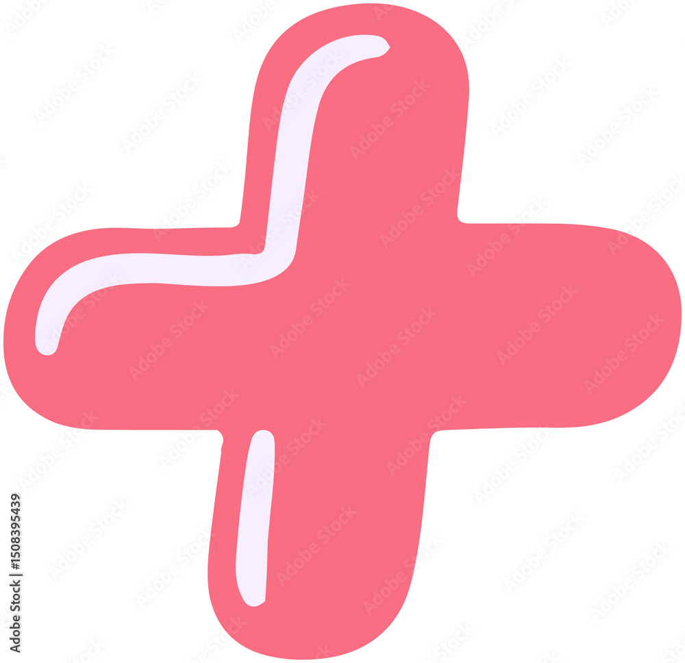 custom made wallpaper toronto digitalCute Puffy Bold Plus Symbol Icon +